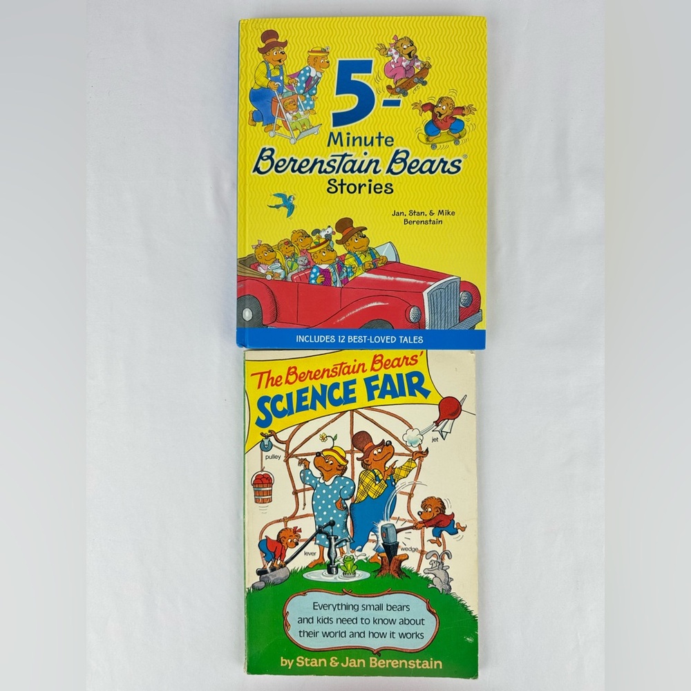 Vintage Set of 2 Berenstain Bears Picture Books